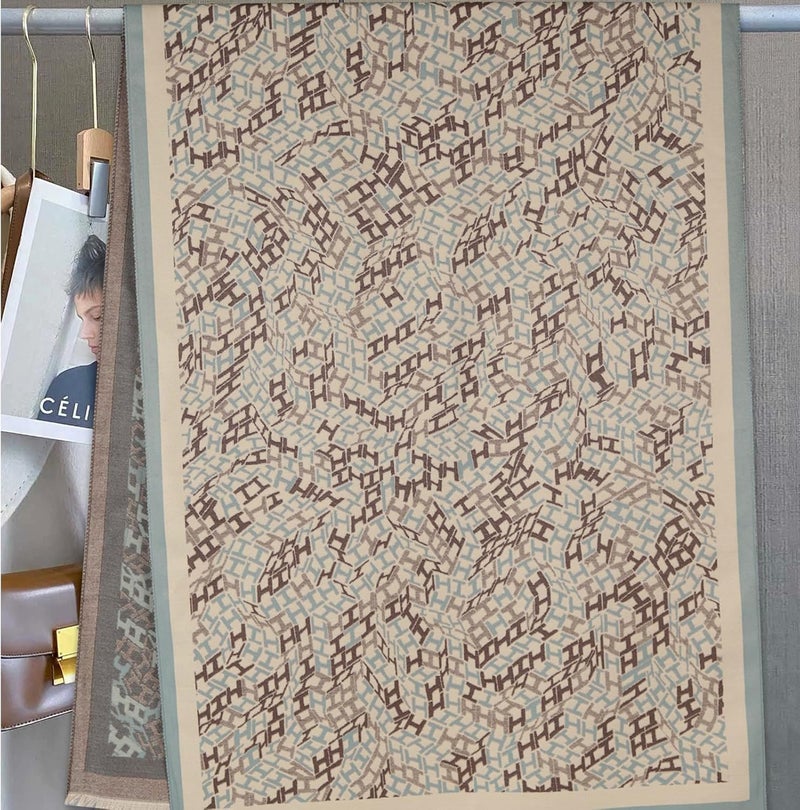 EXTREE Scarfs for Women Pashmina Silky Shawl Wrap for Evening Dressing Blanket Open Front Poncho Cape - Image 4